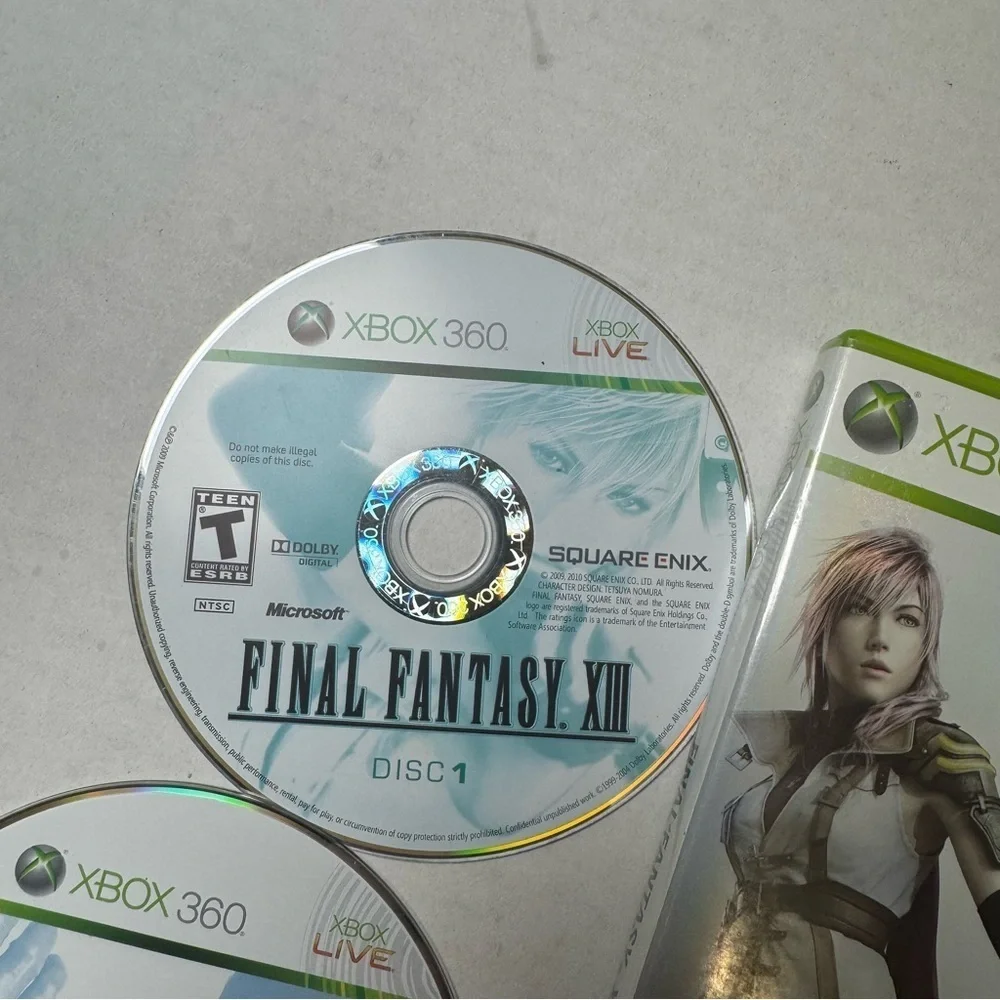 Final Fantasy XIII Microsoft Xbox 360 Square Enix - Complete w/ Manual CIB